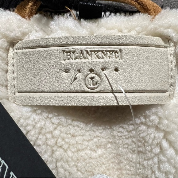 Free People Blanknyc Bomber Jacket Coat Size Large New - Picture 14 of 14